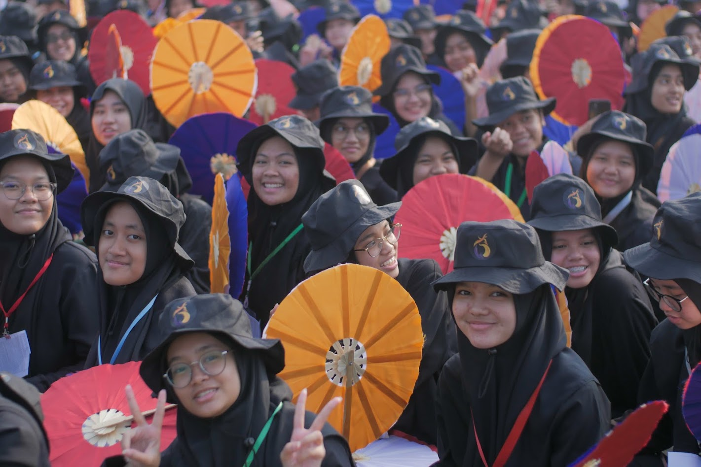 Konfigurasi Gambar Mosaik Kipas dengan Peserta Terbanyak - foto 5